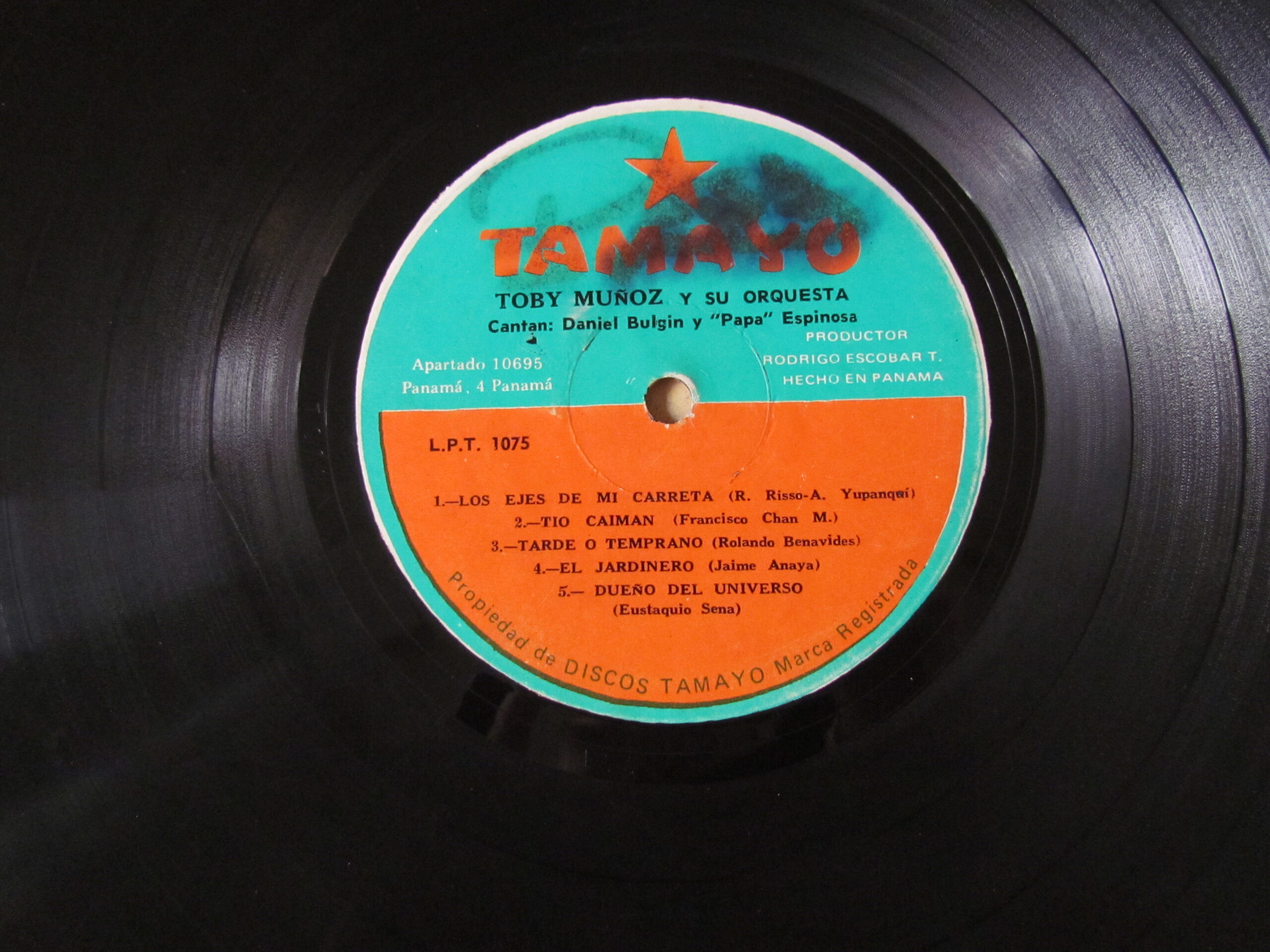 TOBY MUÑOZ «TARDE O TEMPRANO/LOS EJES DE MI»SALSA GUAGUANCO BOOGALOO DESCARGA PANAMA LP HEAR ♫ - Image 4