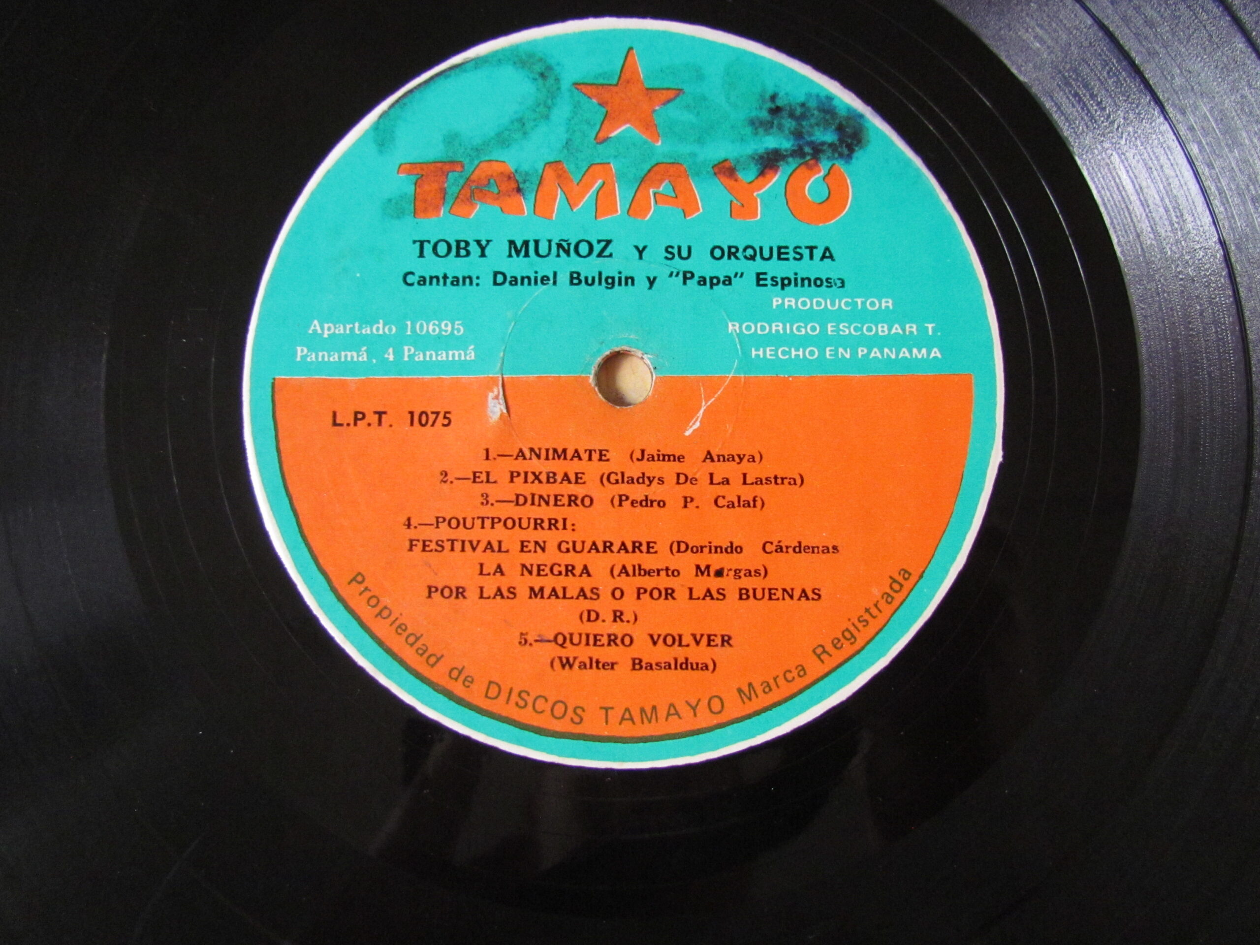 TOBY MUÑOZ «TARDE O TEMPRANO/LOS EJES DE MI»SALSA GUAGUANCO BOOGALOO DESCARGA PANAMA LP HEAR ♫ - Image 3